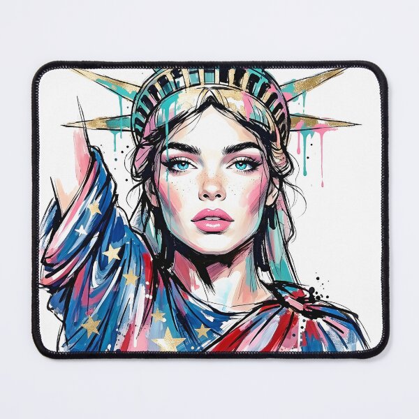 Item preview, Statue of Liberty Street Art Pop Art designed and sold by EdwinkOne.