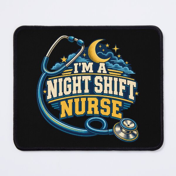 Item preview, I'm A Night Shift Nurse Stethoscope Crescent Moon Medical designed and sold by Photo-Sphere101.
