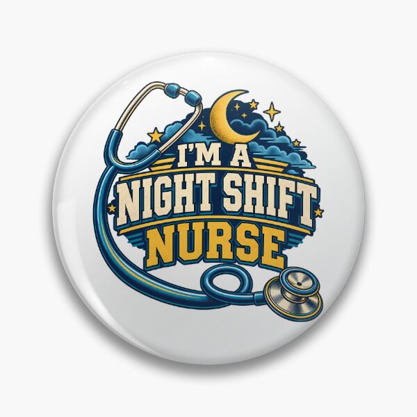 Item preview, I'm A Night Shift Nurse Stethoscope Crescent Moon Medical designed and sold by Photo-Sphere101.