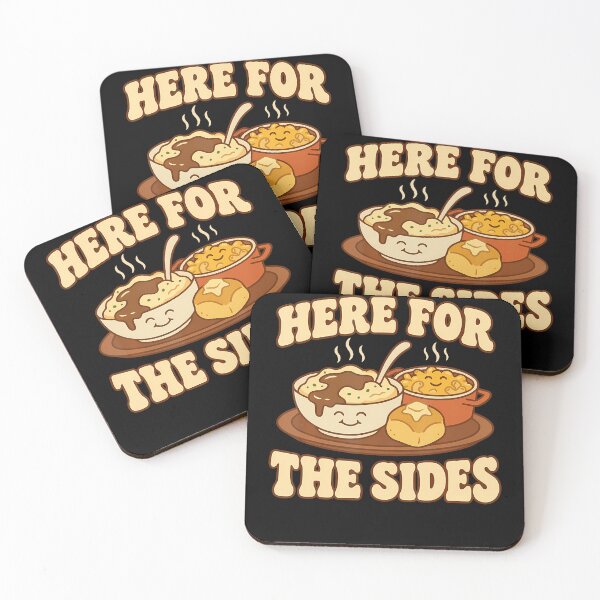 Item preview, Here For The Sides Food Graphic designed and sold by PAROSSA.