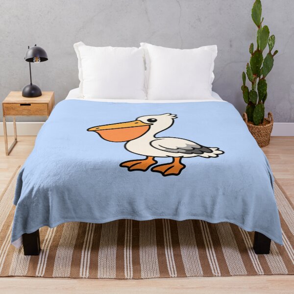 Item preview, Cute Cartoon Pelican designed and sold by WildlifeDoodle.