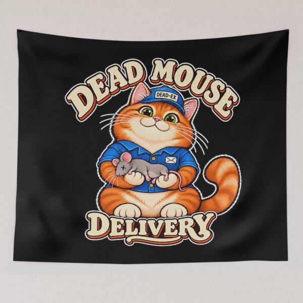 Item preview, Dead Mouse Delivery — Your Cat Ordered Takeout designed and sold by Sanctum Icons.