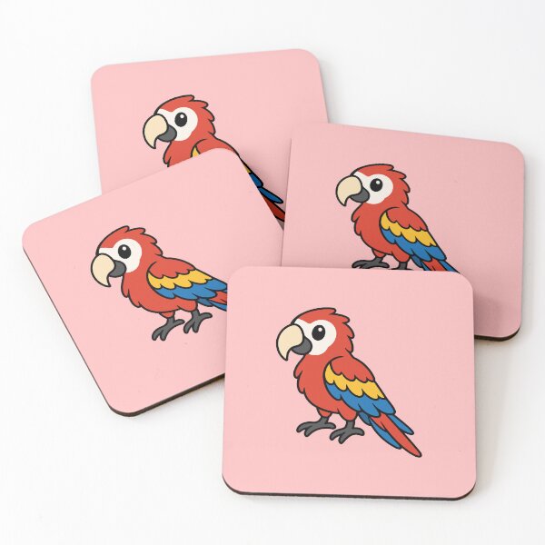Item preview, Cute Cartoon Macaw designed and sold by WildlifeDoodle.