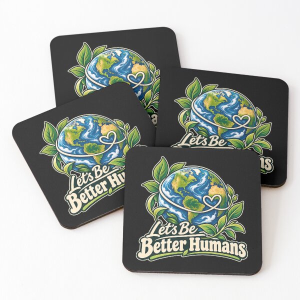Item preview, Let's Be Better Humans Earth Day Nature Eco Friendly Environmental designed and sold by Photo-Sphere101.
