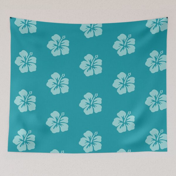 Item preview, blue hibiscus flower designed and sold by Borublue.