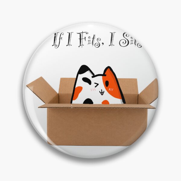 Item preview, If I Fits, I Sits designed and sold by Cute-Cat-Dream.