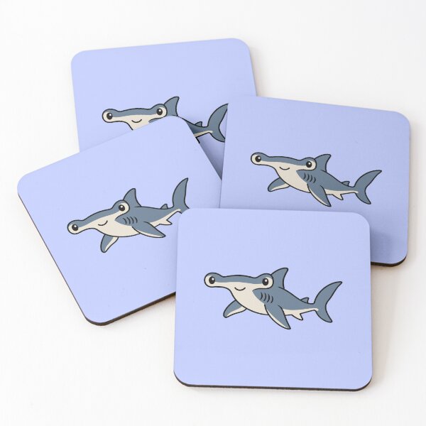 Item preview, Cute Cartoon Hammerhead Shark designed and sold by WildlifeDoodle.