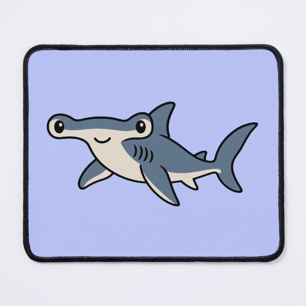 Item preview, Cute Cartoon Hammerhead Shark designed and sold by WildlifeDoodle.