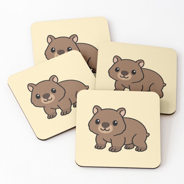 Item preview, Cute Cartoon Wombat designed and sold by WildlifeDoodle.