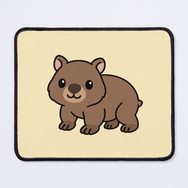 Item preview, Cute Cartoon Wombat designed and sold by WildlifeDoodle.