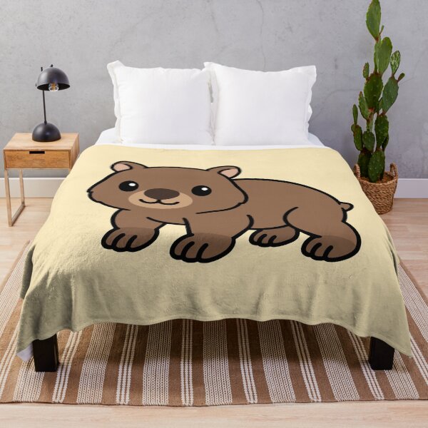 Item preview, Cute Cartoon Wombat designed and sold by WildlifeDoodle.