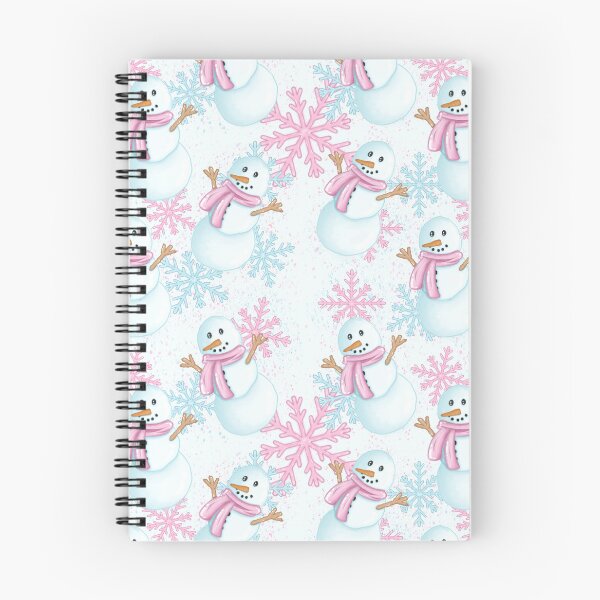 Item preview, Pretty pink and blue snowmen  designed and sold by TIPbyAshley.