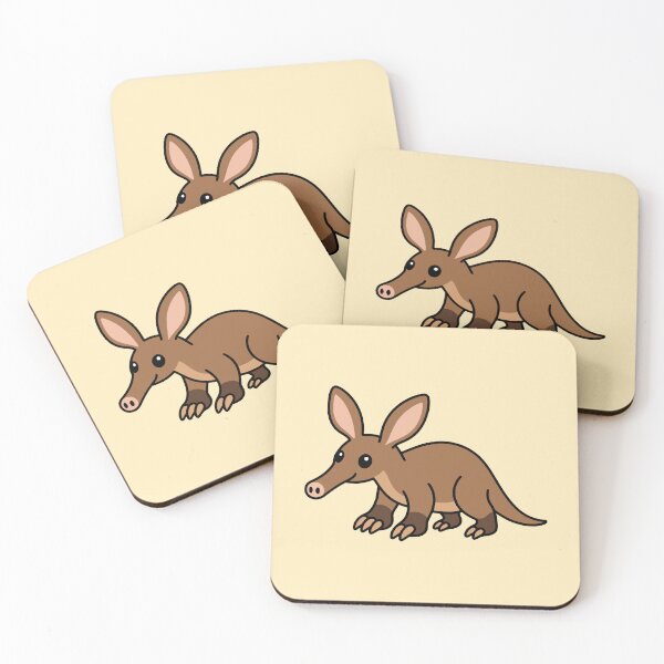 Item preview, Cute Cartoon Aardvark designed and sold by WildlifeDoodle.