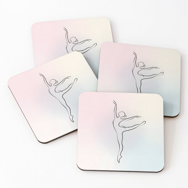 Item preview, Line‑Art Ballet Dancer — Minimalist Flow‑Motion Silhouette designed and sold by GaricDrawsob.