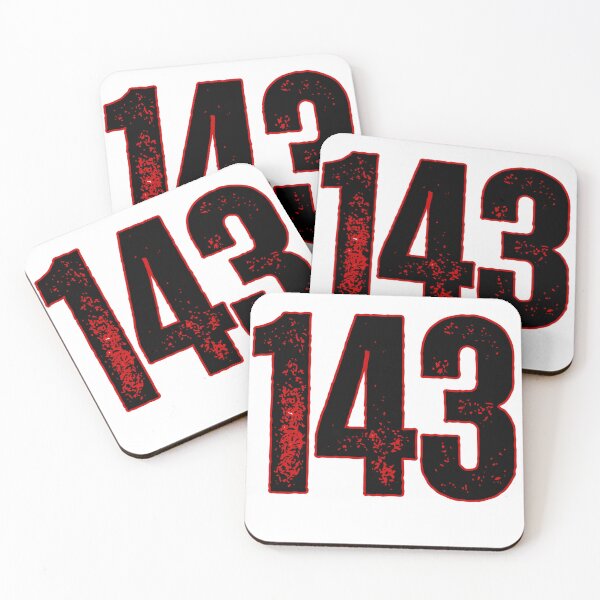 Item preview, 143 – I Love You Number Code | Romantic Love Message designed and sold by 22k Lab Studio.