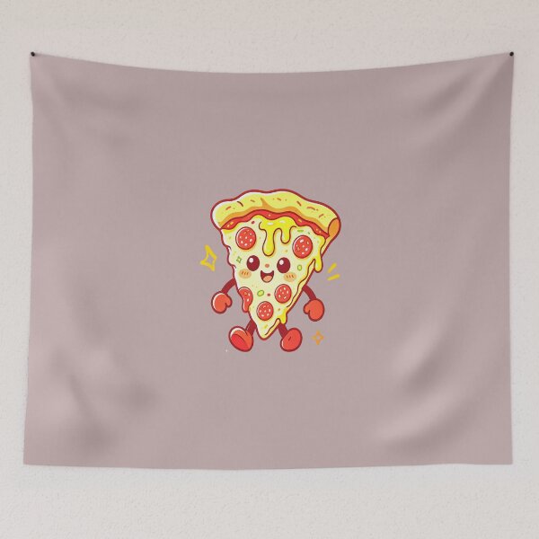 Item preview, Happy Kawaii Pizza Slice designed and sold by BladiWChampion.