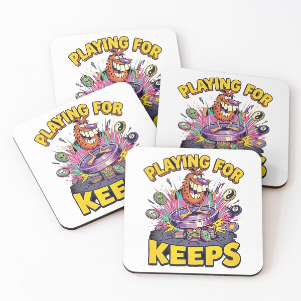 Item preview, Playing For Keeps Pog Slammer Monster Tee designed and sold by CerealBoxInk.