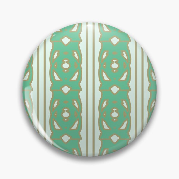 Item preview, Mint Green and Sage Geometric Pattern designed and sold by Larter-designs.