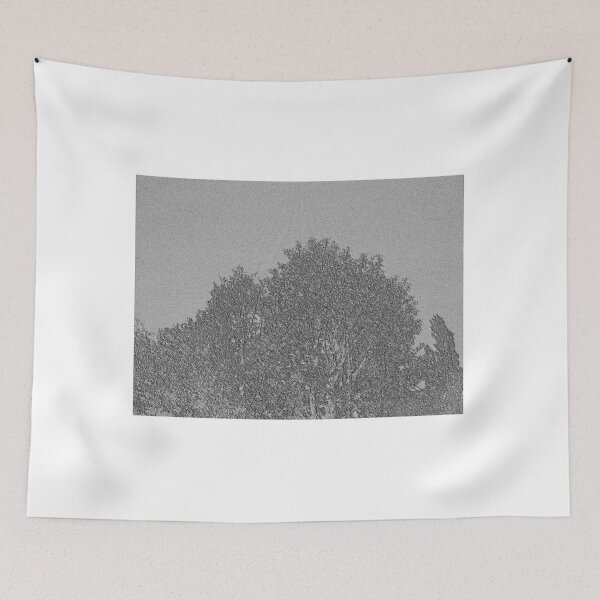 Item preview, Volksbolts/KABFA Designs, Black, White and Grey Countryside Trees By Miss K L Slomczynski designed and sold by KABFA Designs.