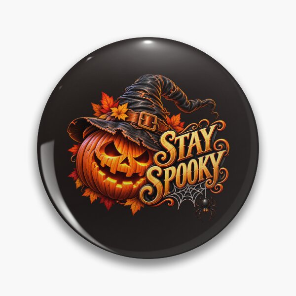 Item preview, 3D Stay Spooky Pumpkin Witch Halloween Design designed and sold by DIB Designs – Express Your Style.