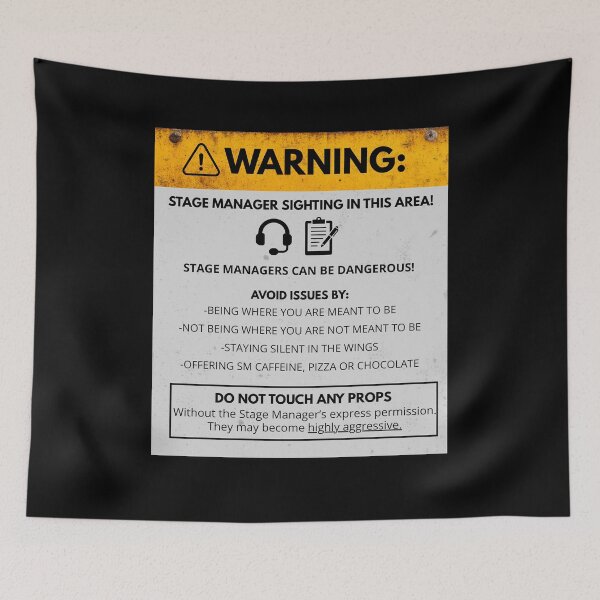 Item preview, Caution: Stage Manager designed and sold by In The Wings.