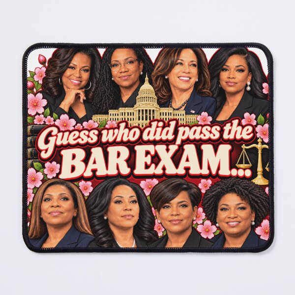 Item preview, Guess Who Did Pass the Bar Exam — Black Women in Law designed and sold by SideProjectSoc.