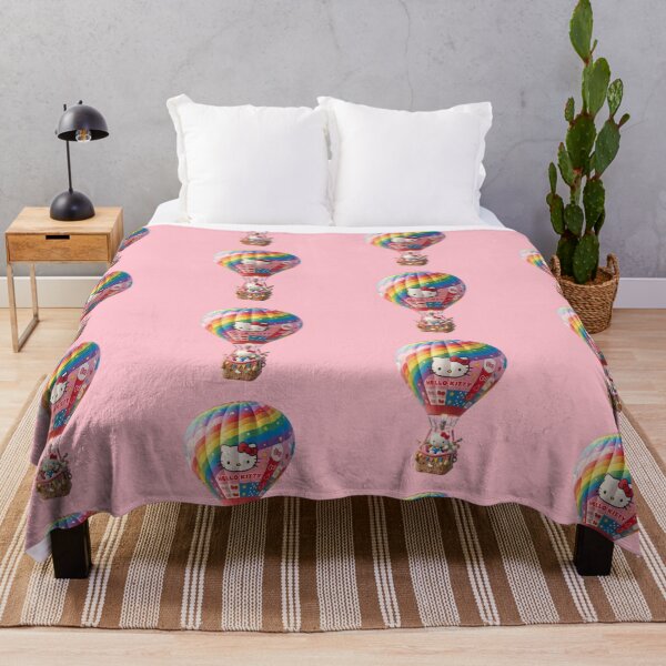 Aperçu de l'œuvre Hello Kitty vole dans une montgolfière créée et vendue par myfavoritegifts.
