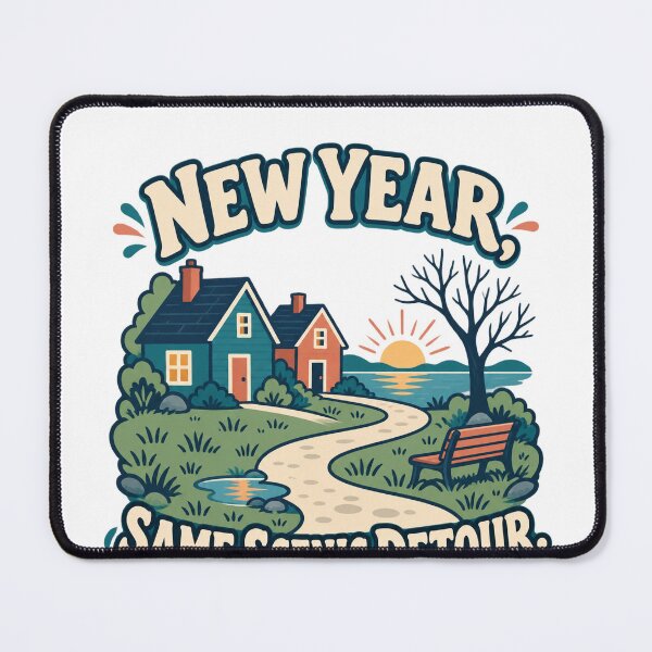 Item preview, New Year Same Scenic Detour Walking designed and sold by Xnuery.