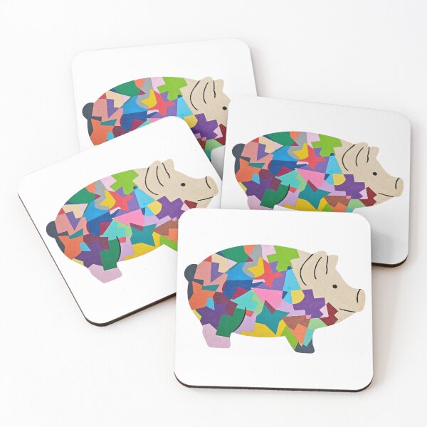 Item preview, Abstract Pig Art Piece designed and sold by Bdbear10.