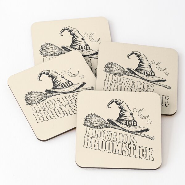 Item preview, Witch Hat Broom Vintage Engraving Funny Halloween Quote designed and sold by AmiGraph.