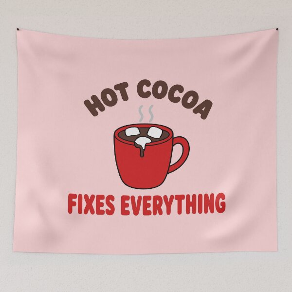 Item preview, Hot Cocoa Fixes Everything Cozy Winter Mug designed and sold by fadilow.