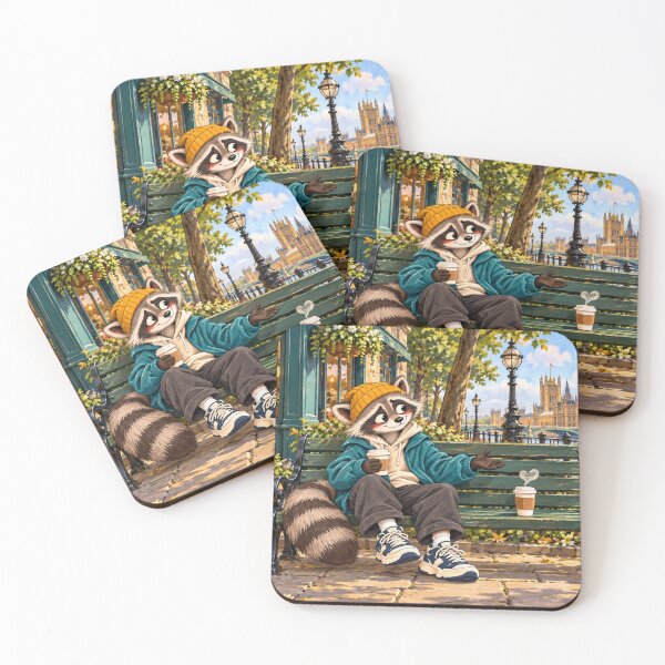 Item preview, Saved You a Seat Raccoon designed and sold by SandboxMashery.