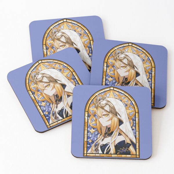 Item preview, Stained Glass Rhinedottir designed and sold by SchellStation.