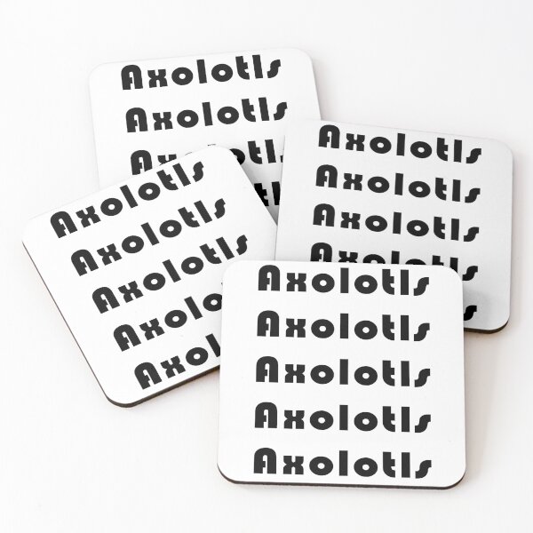 Item preview, Axolotls Axolotls Axolotls, Retro Text designed and sold by VODkmw.