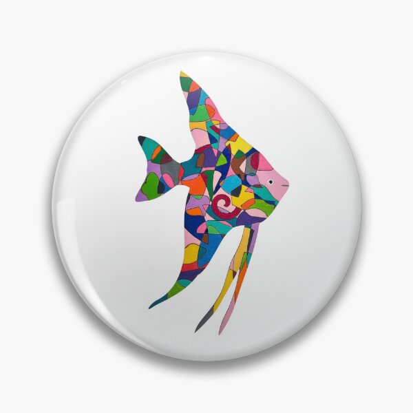 Item preview, Abstract Angelfish Art Piece designed and sold by Bdbear10.
