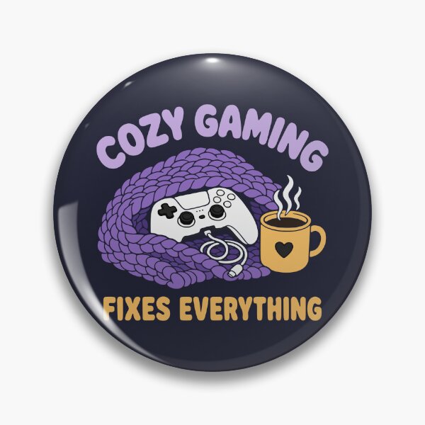 Item preview, Cozy Gaming Fixes Everything Gamer Winter Vibe designed and sold by fadilow.