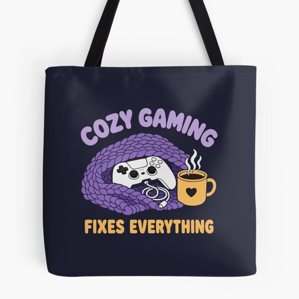 Item preview, Cozy Gaming Fixes Everything Gamer Winter Vibe designed and sold by fadilow.