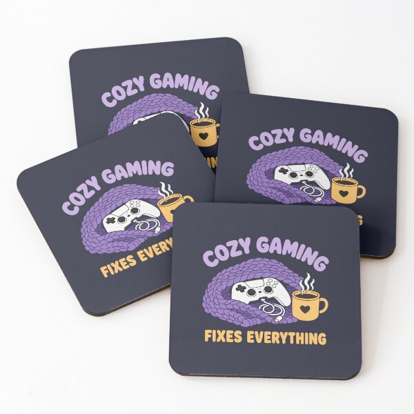 Item preview, Cozy Gaming Fixes Everything Gamer Winter Vibe designed and sold by fadilow.