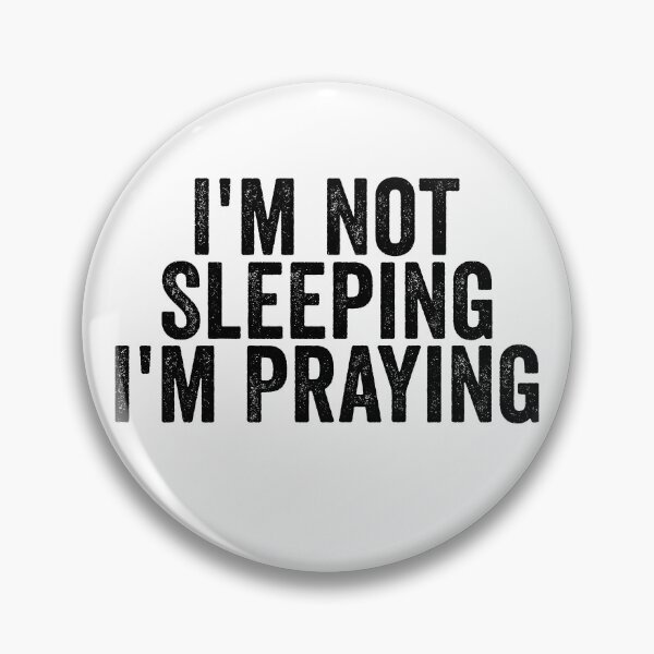 Item preview, I'm Not Sleeping I'm Praying Funny Christian Faith Religious Humor designed and sold by 76Valeria.