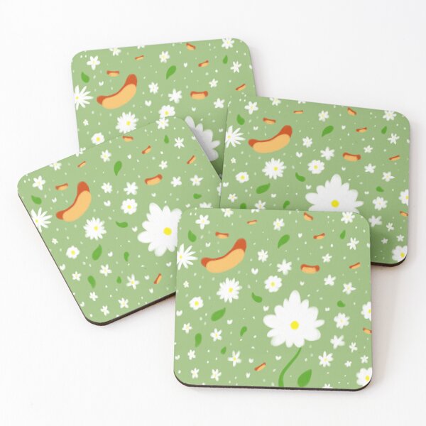 Item preview, Hot Dogs & Flowers Pattern designed and sold by VODkmw.