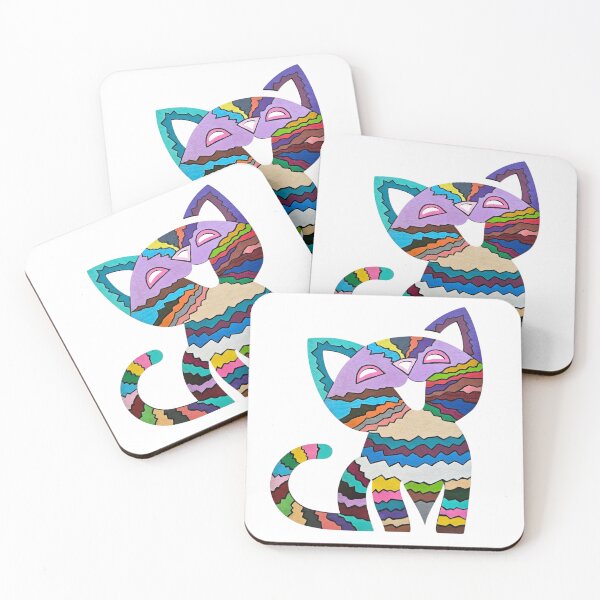 Item preview, Abstract Cat Laughing Art Piece designed and sold by Bdbear10.