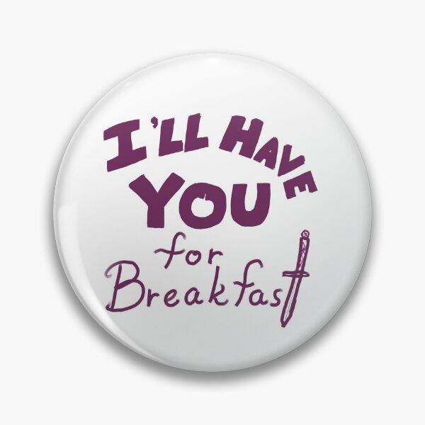 Item preview, I'll Have You for Breakfast (Royal Purple) Merlin BBC designed and sold by Designs by Sara Felton.