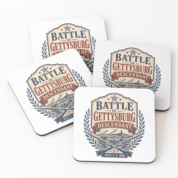 Item preview, Battle of Gettysburg Descendant U.S. Civil War Shirt designed and sold by gotops12.