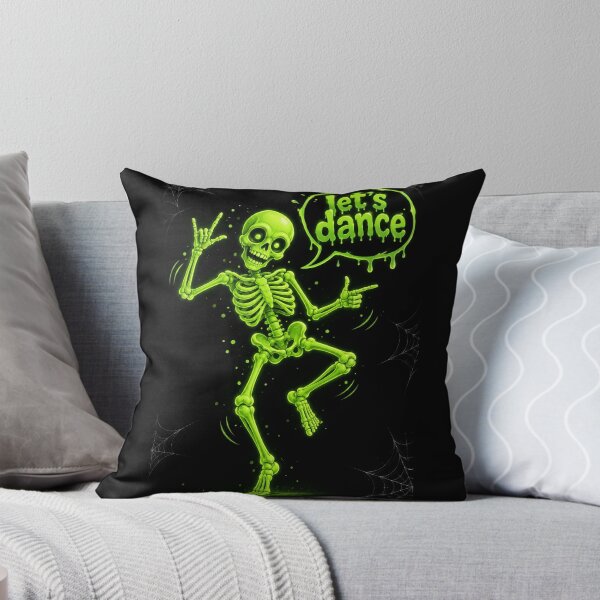 Item preview, Let's Dance – Neon Halloween Skeleton designed and sold by Axokris.