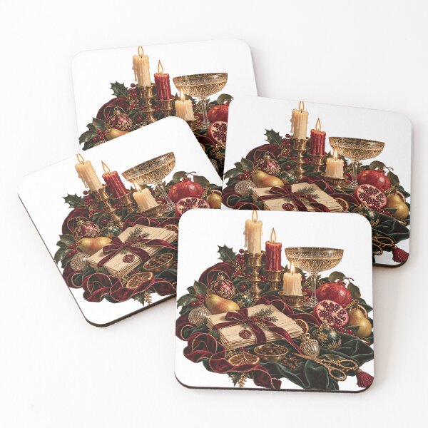 Item preview, Luxury Christmas Still Life Sticker designed and sold by Drip stamp.