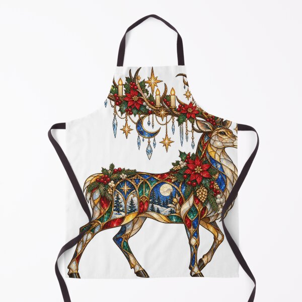 Item preview, Glowing Holiday Deer Showcase Sticker designed and sold by Drip stamp.