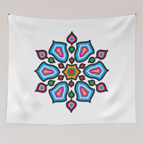 Item preview, Islamic Geometric Floral Art Colorful-D2 designed and sold by GrafecShop.