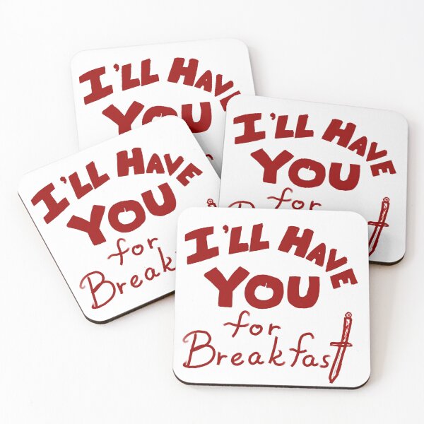 Item preview, I'll Have You for Breakfast (Arthur Red) Merlin BBC designed and sold by Designs by Sara Felton.
