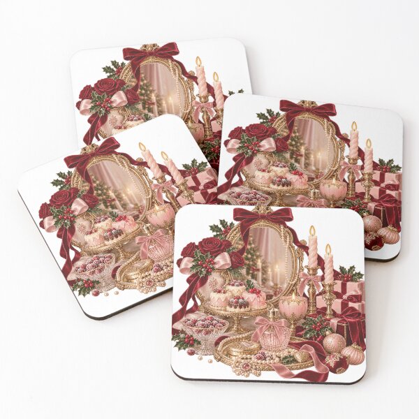 Item preview, Baroque Christmas Vanity Sticker designed and sold by Drip stamp.