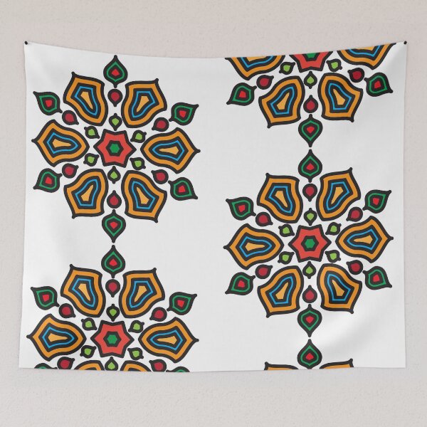 Item preview, Islamic Geometric Floral Art Colorful-D1 designed and sold by GrafecShop.